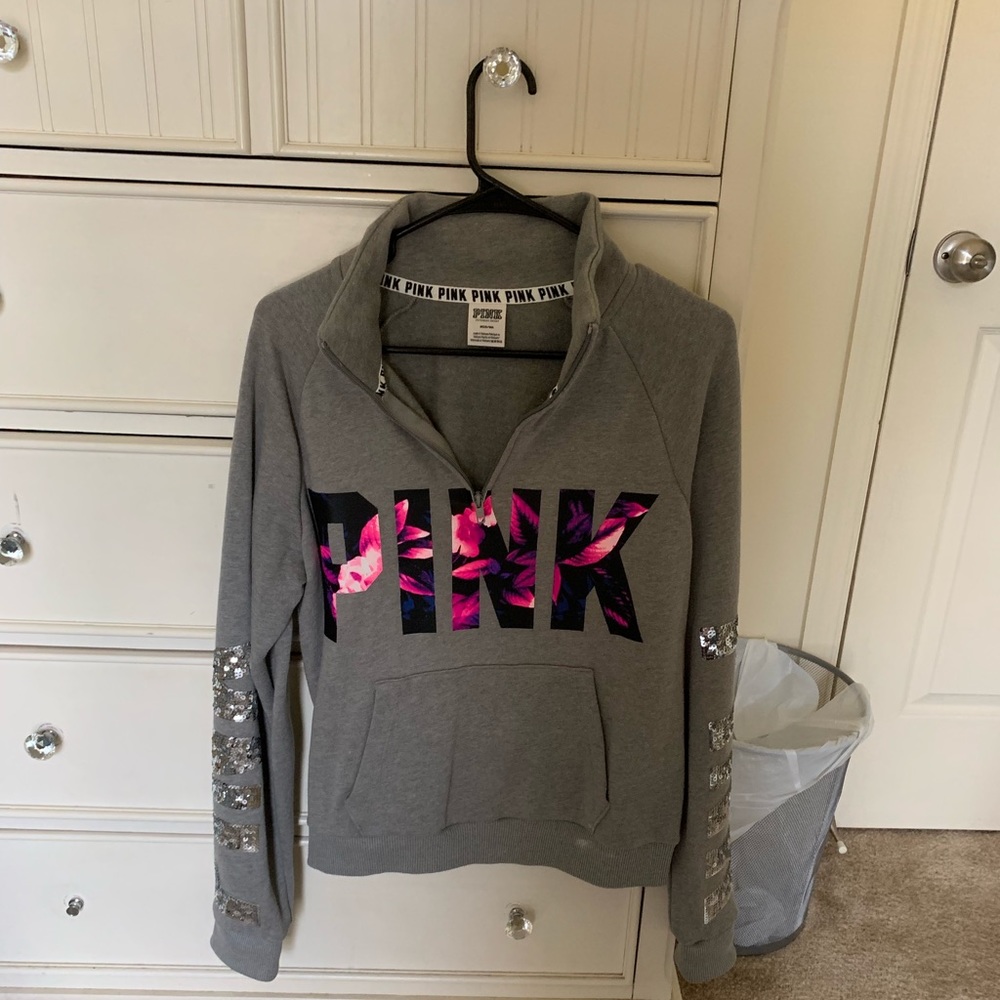 PINK Victoria Secret Half Zip
